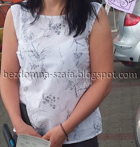 Bluzka na ramiączkach z wykroju papavero